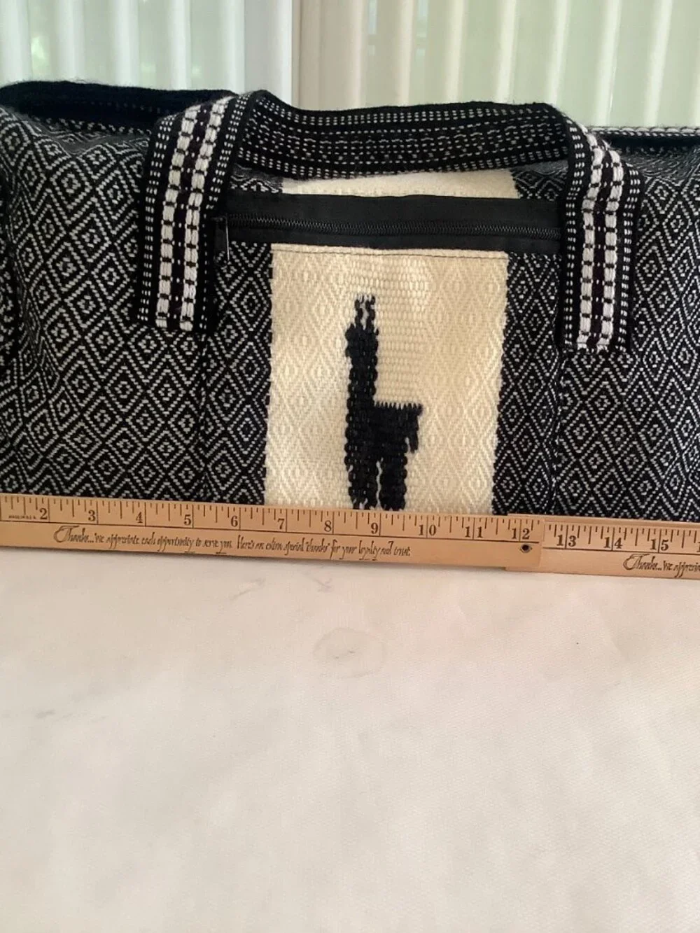 Duffle Weekend Travel Bag Black White Practical Effortless Style Relaxed